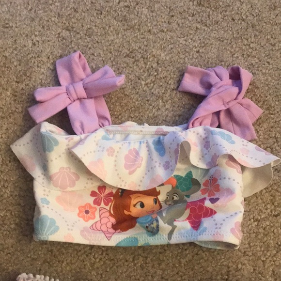 DISNEY PRINCESS SOPHIA TWO PIECE SWIM - Picture 2 of 6